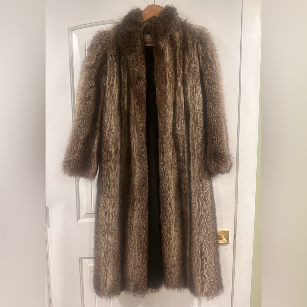 Vintage Raccoon Fur Coat